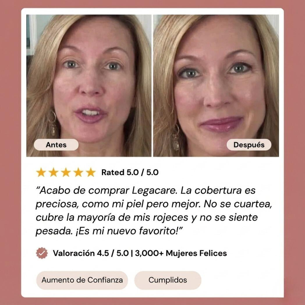 BASE DE MAQUILLAJE 5 EN 1 Tecnología Mimética de Color